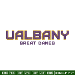 albany great danes logo embroidery design, ncaa embroidery, sport embroidery, logo sport embroidery,embroidery design