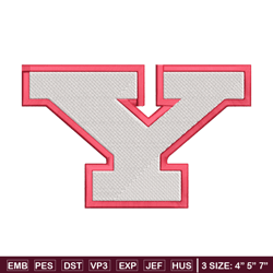youngstown state logo embroidery design,ncaa embroidery,sport embroidery, logo sport embroidery, embroidery design.