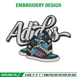 adidas logo embroidery design, rugrats embroidery, embroidery file, anime embroidery, adidas shirt, digital download