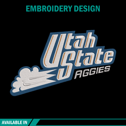 utah state logo embroidery design,ncaa embroidery, sport embroidery, logo sport embroidery, embroidery design