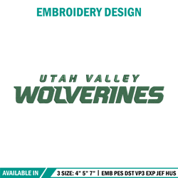 utah valley logo embroidery design,ncaa embroidery,sport embroidery,logo sport embroidery,embroidery design.