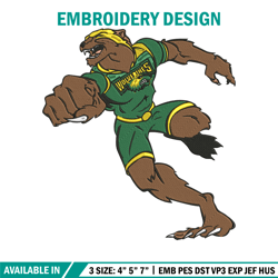 utah valley wolverines logo embroidery design,ncaa embroidery,sport embroidery,logo sport embroidery,embroidery design