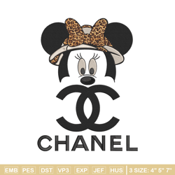 chanel minnie embroidery design, mickey embroidery, embroidery file, chanel embroidery, anime shirt, digital download