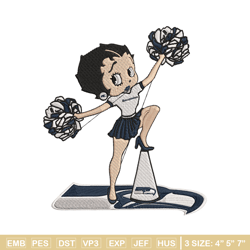 cheer betty boop seattle seahawks embroidery design, seattle seahawks embroidery, nfl embroidery, logo sport embroidery.