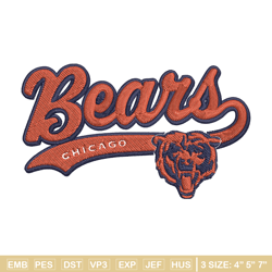 chicago bears embroidery design, chicago bears embroidery, nfl embroidery, logo sport embroidery, embroidery design