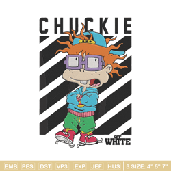 chuckie finster embroidery design, rugrats embroidery, embroidery file, anime embroidery, anime shirt,digital download.