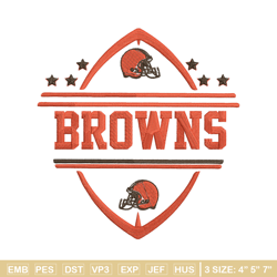 cleveland browns ball embroidery design, browns embroidery, nfl embroidery, logo sport embroidery, embroidery design.