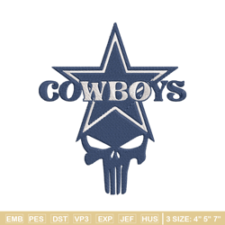 dallas cowboys skull embroidery design, cowboys embroidery, nfl embroidery, logo sport embroidery, embroidery design.