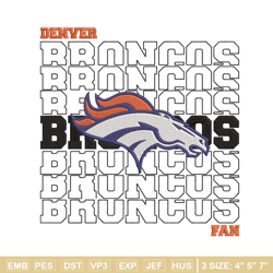 denver broncos embroidery design, denver broncos embroidery, nfl embroidery, sport embroidery, embroidery design