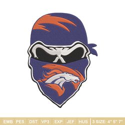 denver broncos skull embroidery design, broncos embroidery, nfl embroidery, logo sport embroidery, embroidery design.