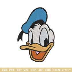 donald duck embroidery design, disney embroidery, embroidery design, cartoon shirt, embroidery file, digital download.