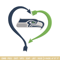 heart seattle seahawks embroidery design, seahawks embroidery, nfl embroidery, sport embroidery, embroidery design. (2)