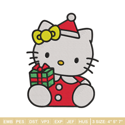 hello kitty chrismas embroidery design,kitty embroidery,embroidery file, anime embroidery, anime shirt, digital download