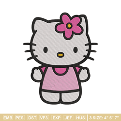 hello kitty embroidery design, hello kitty embroidery, embroidery file, anime embroidery, anime shirt, digital download.