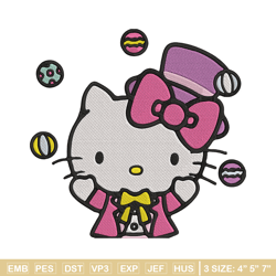 hello kitty peeker embroidery design, hello kitty embroidery, embroidery file, anime embroidery, digital download