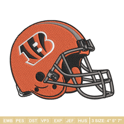 helmet cincinnati bengals embroidery design, cincinnati bengals embroidery, nfl embroidery, logo sport embroidery.