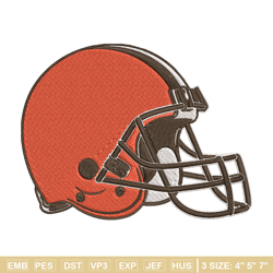 helmet cleveland browns embroidery design, browns embroidery, nfl embroidery, logo sport embroidery, embroidery design.