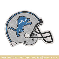 helmet detroit lions embroidery design, detroit lions embroidery, nfl embroidery, sport embroidery, embroidery design.