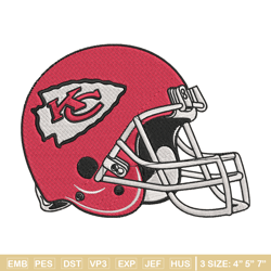 helmet kansas city chiefs embroidery design, kansas city chiefs embroidery, nfl embroidery, logo sport embroidery.