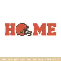 home cleveland browns embroidery design, cleveland browns embroidery, nfl embroidery, logo sport embroidery.