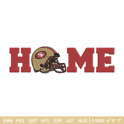 home san francisco 49ers embroidery design, 49ers embroidery, nfl embroidery, sport embroidery, embroidery design.