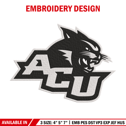 abilene christian logo embroidery design, sport embroidery, logo sport embroidery,embroidery design, ncaa embroidery