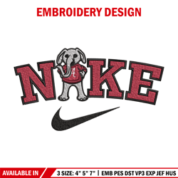 alabama crimson tide embroidery design, ncaa embroidery, nike design, embroidery file,embroidery shirt,digital download