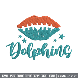 miami dolphins lips embroidery design, miami dolphins embroidery, nfl embroidery, sport embroidery, embroidery design.