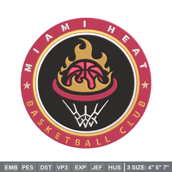 miami heat basketball embroidery design,nba embroidery, sport embroidery, embroidery design, logo sport embroidery.