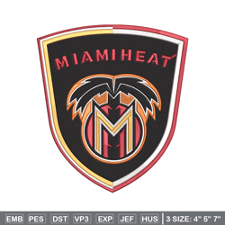 miami heat design embroidery design, nba embroidery, sport embroidery, embroidery design, logo sport embroidery