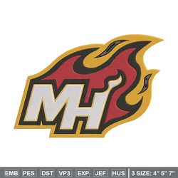 miami heat fire embroidery design, nba embroidery, sport embroidery, embroidery design, logo sport embroidery