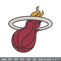 miami heat logo embroidery design, nba embroidery, sport embroidery, embroidery design ,logo sport embroidery.