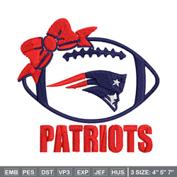 new england patriots ball embroidery design, patriots embroidery, nfl embroidery, sport embroidery, embroidery design.
