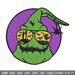 oogie boogie man embroidery design, oogie boogie embroidery, halloween design, embroidery file, digital download.