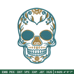 jacksonville jaguars skull embroidery design, jacksonville jaguars embroidery, nfl embroidery, logo sport embroidery.