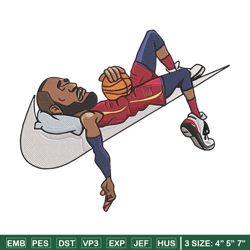 lebron james embroidery design, basketball embroidery, embroidery file, nike embroidery, anime shirt, digital download