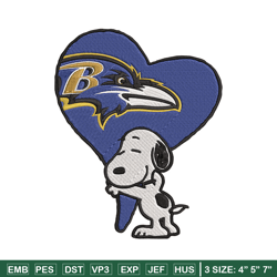 snoopy baltimore ravens embroidery design, ravens embroidery, nfl embroidery, logo sport embroidery, embroidery design.