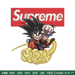 son goku dragon ball supreme embroidery design, dragon ball embroidery, anime design, embroidery file, instant download.