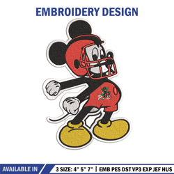 mickey x delta devils embroidery design,ncaa embroidery,sport embroidery,logo sport embroidery,embroidery design.