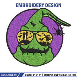 oogie boogie man embroidery design, oogie boogie embroidery, halloween design, embroidery file, digital download.