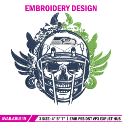 skull helmet seattle seahawks embroidery design, seattle seahawks embroidery, nfl embroidery, logo sport embroidery. (2)