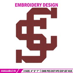 santa clara university logo embroidery design,ncaa embroidery,sport embroidery,logo sport embroidery,embroidery design