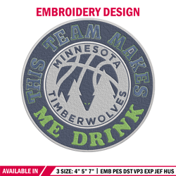 timberwolves basketball embroidery design, nba embroidery, sport embroidery, embroidery design, logo sport embroidery.