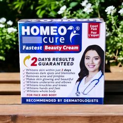 homeo cure fastest beauty cream - 2 days results guarantees