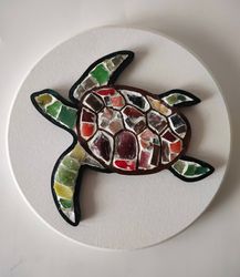 mosaic sea turtle