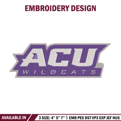 abilene christian logo embroidery design, sport embroidery, logo sport embroidery, embroidery design,ncaa embroidery