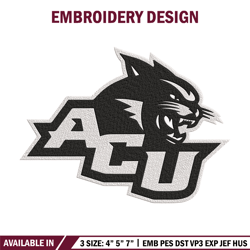 abilene christian logo embroidery design, sport embroidery, logo sport embroidery,embroidery design, ncaa embroidery