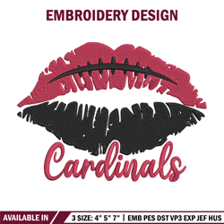 arizona cardinals lips embroidery design, cardinals embroidery, nfl embroidery, sport embroidery, embroidery design. (2)