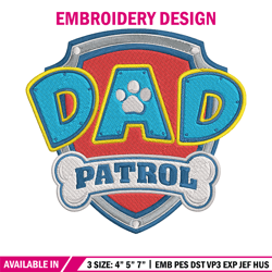 paw patrol logo embroidery design, paw patrol embroidery, embroidery file,anime embroidery, anime shirt,digital download