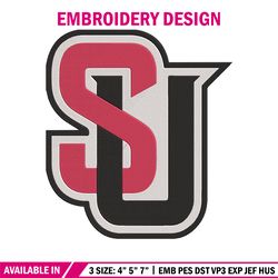 seattle university logo embroidery design, ncaa embroidery, sport embroidery,logo sport embroidery, embroidery design